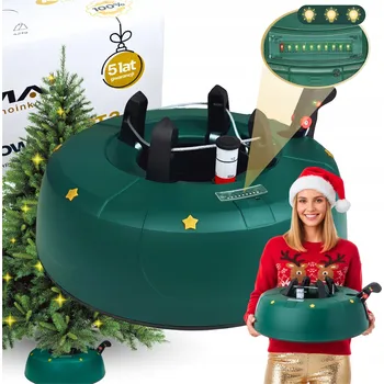 Stojánek na vánoční stromek Stojan na vánoční stromek Kamai zelený 39 cm pro stromky do 350 cm