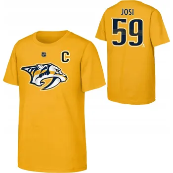 Chlapecké tričko Dětské tričko Roman Josi Nashville Predators NHL Flat Captains N&N Ctn Tee