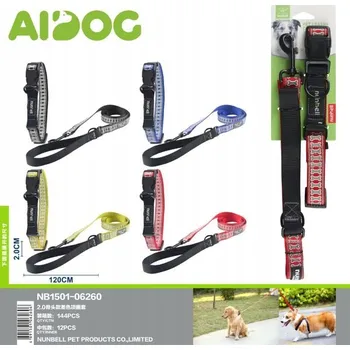 Obojek pro psa Obojek pro psa 2.0 s kostmi - Černý a Červený