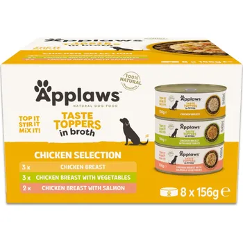 Pro psa 8x156g Applaws Taste Toppers - zkušební balení (vývar)