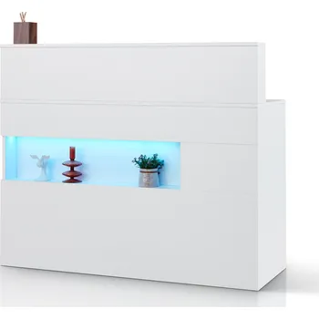 Recepce VEVOR YBQTBSJXDLEDF1GLBV2 bílá