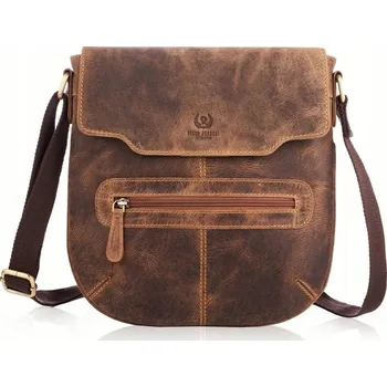 Paolo Peruzzi kabelka přes rameno přírodní kůže hnědá