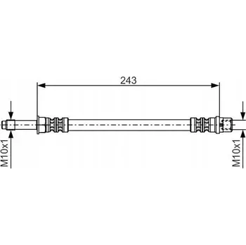 Brzdová hadice Brzdová hadice Bosch 1 987 476 313 – flexibilní