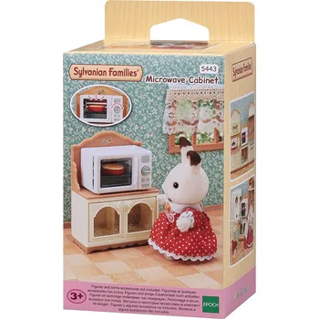 Figurka Sylvanian Families Skříňka s mikrovlnnou troubou