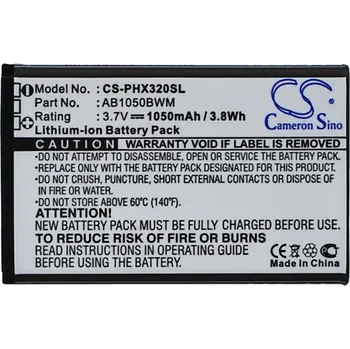 Baterie pro mobilní telefon Baterie Cameron Sino CS-PHX320SL, Li-Ion, 1050