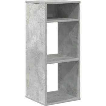 Knihovna Regál, betonově šedý, 34x31x80 cm, materiál na bázi dřeva