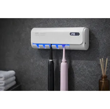 Držák na kartáček Inteligentní držák na zubní kartáčky Selvione RA-608 s UV dezinfekcí