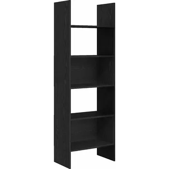 Knihovna Regál VidaXL 35 x 180 x 60 cm, černý dub