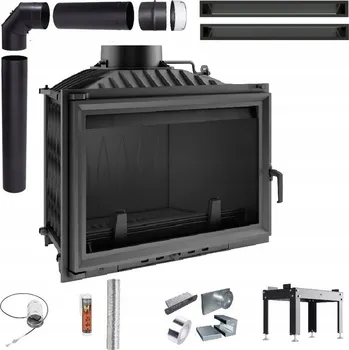 Krbová vložka KRBOVÁ VLOŽKA LITINOVÁ WIKTOR 14 kW EKO SADA TRUBKY VZDUCHOVODY