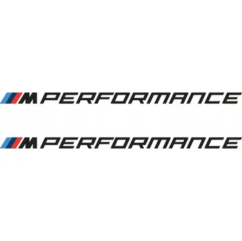 autokoberec Samolepky na nové logo BMW M Performance nápis