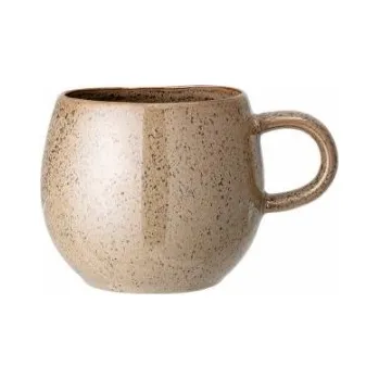 Keramický glazovaný hrníček hnědý