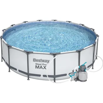 Bazén Bestway 16438PFP Bazén Steel Pro Max 4,57 x 1,22 m s pískovou filtrací PROFI EVO 6056 l/hod