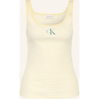 Calvin Klein Jeans Nahoru, režná / tmavě žlutá