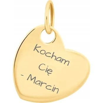 Přívěsek ZLATÝ PŘÍVĚSEK SRDCE 585 S GRAVÍROVÁNÍM