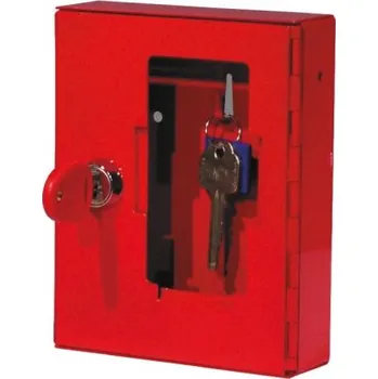 Skříňka na klíč Schránka na klíče EK1A, Ocel, Červená, hloubka: 40 mm, výška: 153 mm Securikey
