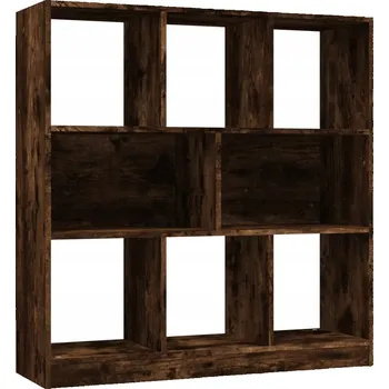 Knihovna Regál na knihy, kouřový dub, 97,5x29,5x100 cm