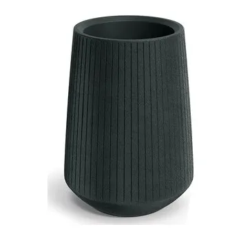 Květináč Květináč CORO BOWL HIGH 40 cm - barva: tmavě šedá