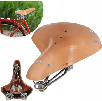 Sedlo na kolo HNĚDÉ RETRO SEDLO NA KOLO