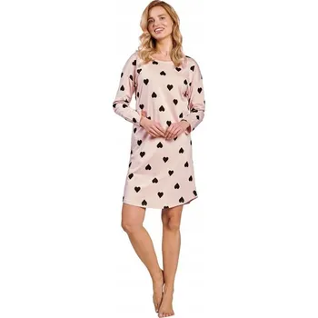 Dámská noční košile Taro košile noční dámská 3207 HANNAH dlouhý rukáv před kolena velikost XL