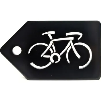 klíčenka plexi černá šipka