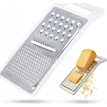 Struhadlo RUČNÍ STRUHADLO NA ZELENINY, brambory, sýr, ovoce, ocelové, bílé, ostré