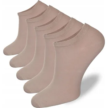 Pánské KOTNÍKOVÉ PONOŽKY hladké krátké ponožky Milena 170 béžové *44-46