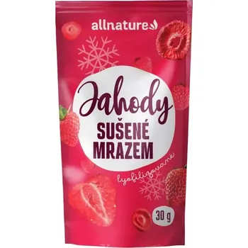 Sušené ovoce Allnature Jahoda sušená mrazem 30 g