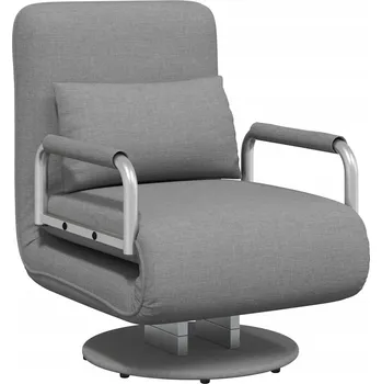 Křeslo Rozkládací křeslo VidaXL šedé