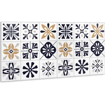 Vinylový obklad na stěnu samolepicí dekor Estetická mozaika 100x50 cm