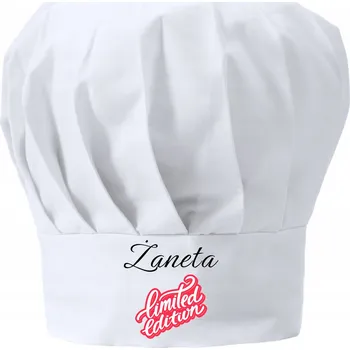 Čepice Kuchařská čepice Den žen Narozeniny Jméno Limitovaná edice Veselý Dárek