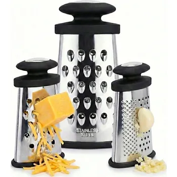 Struhadlo STRUHADLO NA ZELENINY, brambory, sýr, ruční kuchyňské, ocelové, oboustranné