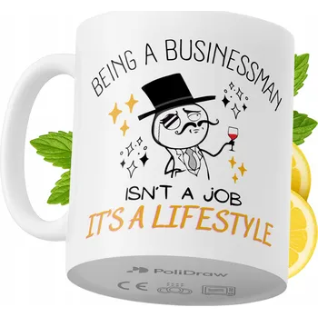 Hrnek Polidraw Hrnek Polidraw Businessman keramika 330 ml