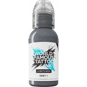 Tetovací barva Inkoust Barva na tetování World Famous Limitless Grey 1 30 ml Reach