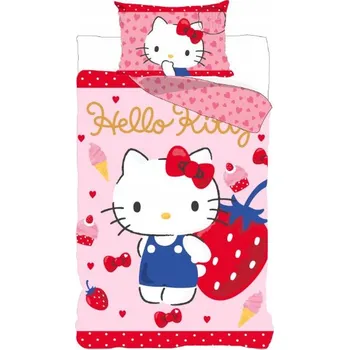 Prostěradlo Sada povlečení Aptex 100 x 135 cm růžová