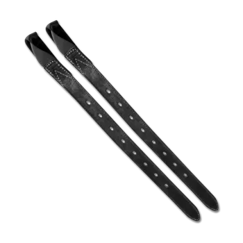 Jezdecké sedlo Wintec náhradní sedlové zápinky kožené černé