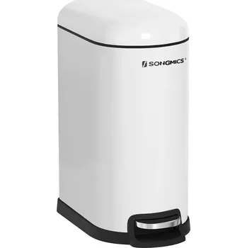 Odpadkový koš Odpadkový koš Songmics 10 l bílý