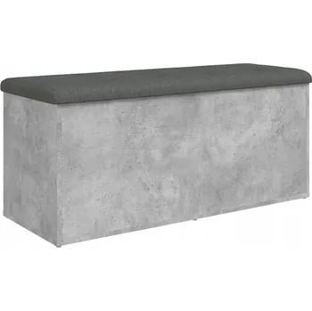 VidaXL Botník 42 x 102 x 45 cm světlý beton