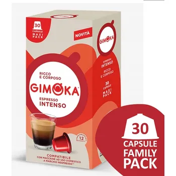 Kapsle GIMOKA Intenso pro kávovar Nespresso 30 ks