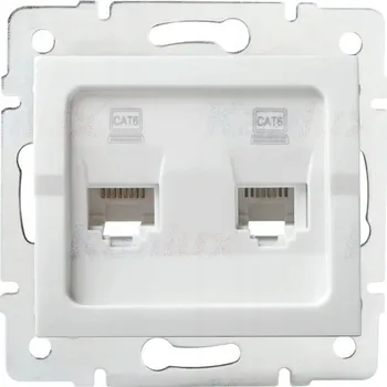 Elektrická zásuvka Internetová zásuvka nástěnná Kanlux bílá