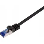 Patchcord LogiLink C6A043S Cat.6A S/FTP Ultraflex 1,5 m černý