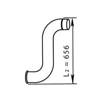 Výfuková trubka Výfuková trubka POLMO 70.14