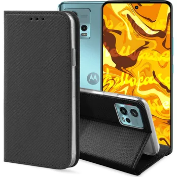 Pouzdro na mobilní telefon Flipové pouzdro Hello Case pro Motorola Moto G72 černé