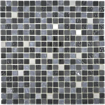 Obklad Mozaika WzorcowniaStudio 30 x 30 cm černá
