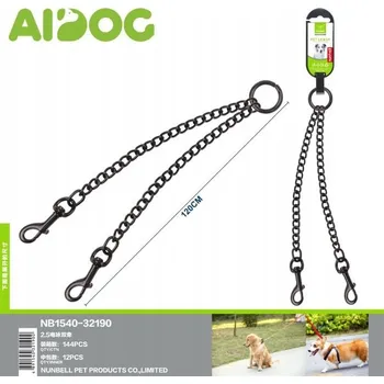 Vodítko pro psa Vodítko pro psa 2,5 m - Dvojité prošití, Odolná ocel