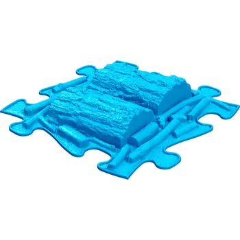 Zdraví MUFFIK Ortopedická podložka - Klády tvrdé, modré - LIMITKA MFK-008-2-1-09