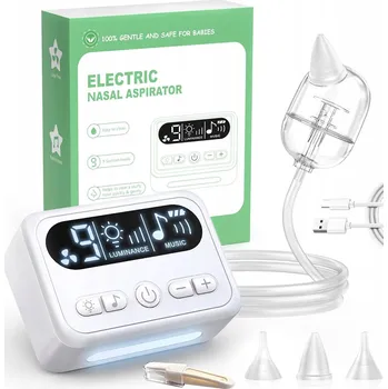 Odsávačka hlenu ELEKTRICKÁ ODSÁVAČKA NOSU PRO DĚTI NA RÝMU 9 úrovní sání