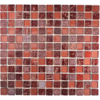 Obklad Mozaika WzorcowniaStudio 32,7 x 30,2 cm v odstínech červené