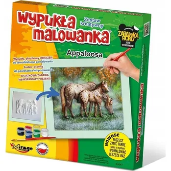 Obraz Vypouklá omalovánka Appaloosa koně - Kreativní sada