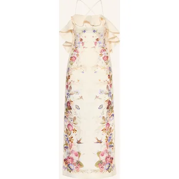 Dámské šaty Zimmermann Dámské Šaty Patience S Třpytivou Nití, krémová /...