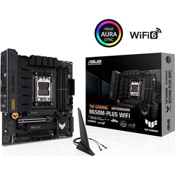 Základní deska ASUS MB Sc AM5 TUF GAMING B650M-PLUS WIFI, AMD B650, 4xDDR5, 1xDP, 1xHDMI, WI-FI, mATX